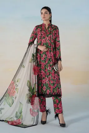 3 PIECE PRINTED LAWN SUIT | MPS-2106-B
