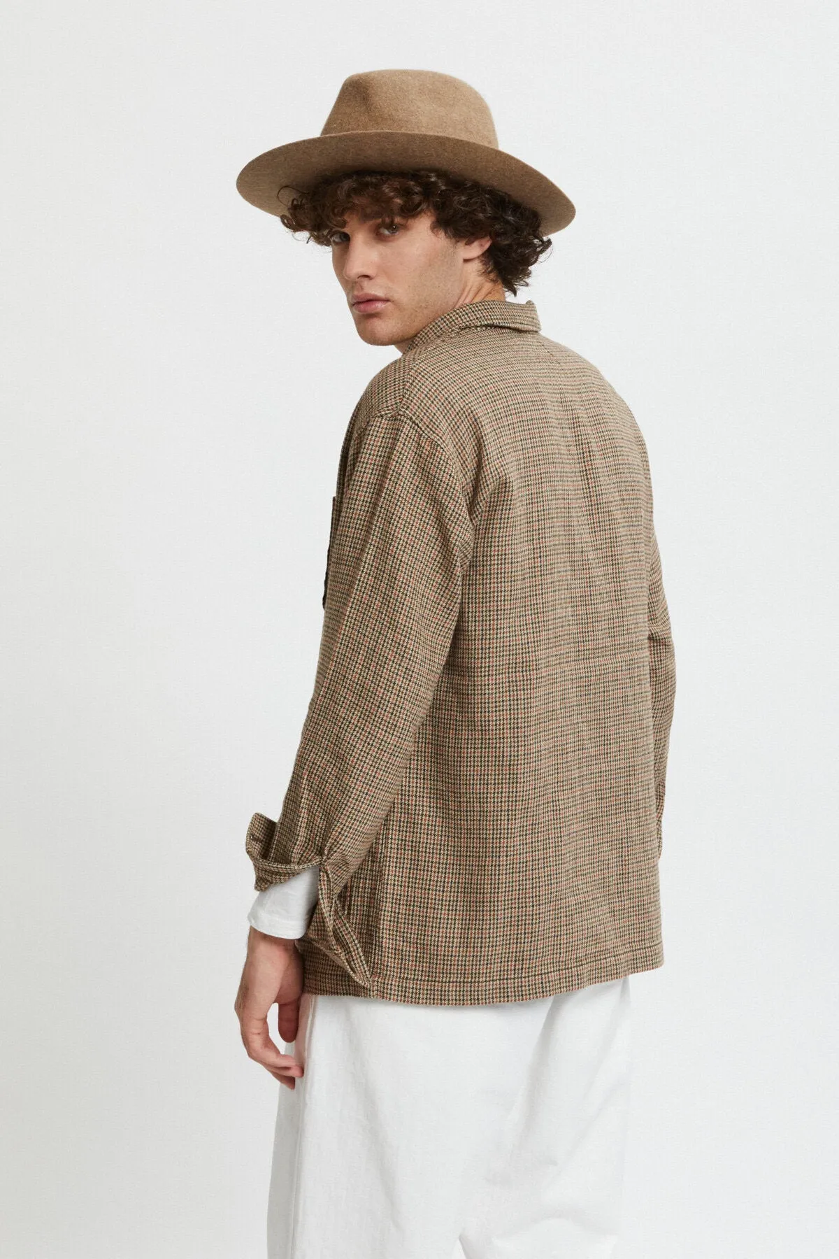 4B Cuffs Jacket Wool Linen