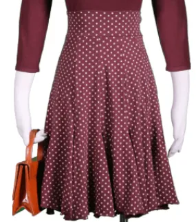7 Year Skirt in Polka Dot Print by Effie's Heart