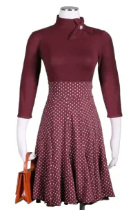 7 Year Skirt in Polka Dot Print by Effie's Heart