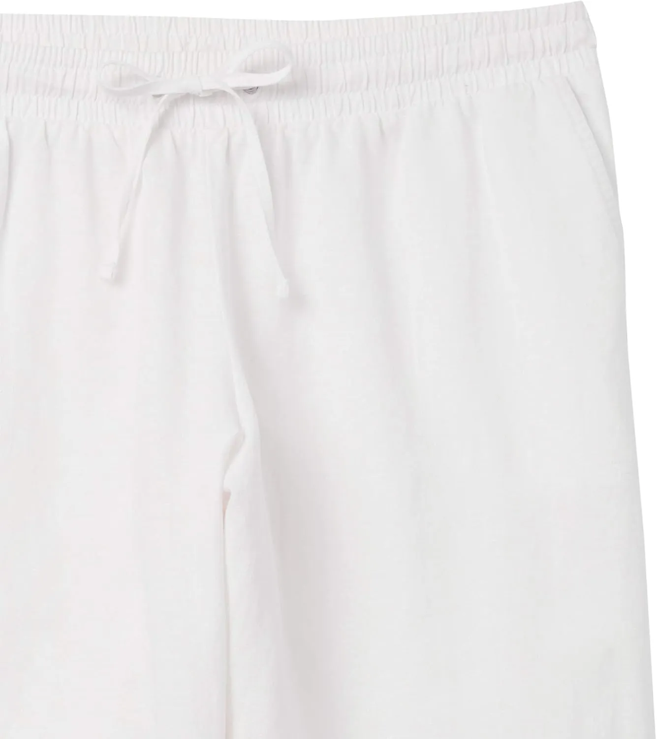 Amazon Essentials Women's Linen Blend Drawstring Relaxed Fit Wide Leg Pant (Available in Plus Size)
