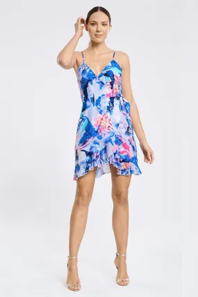 Aqua Blu Magnolia Frill Wrap Sundress A9097MA