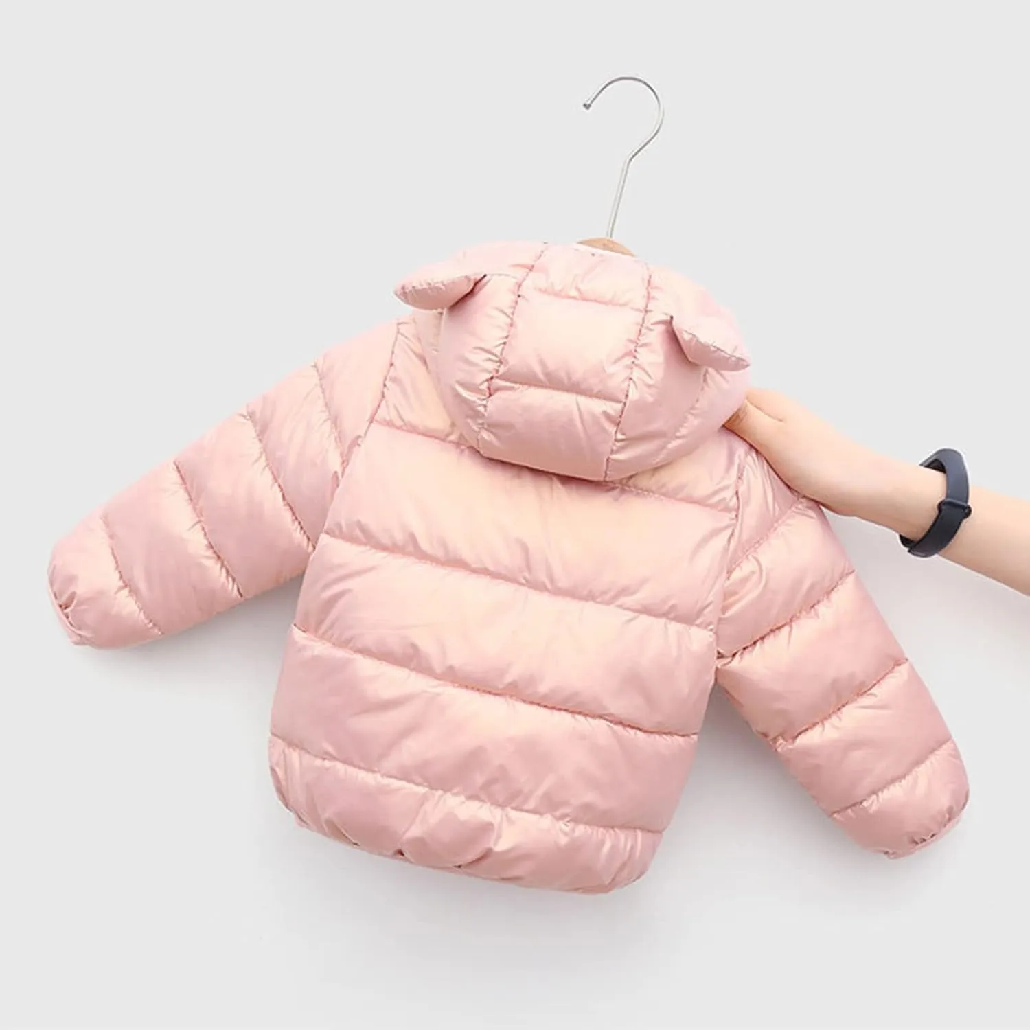 Baby Boys Girls Winter Coats Hoods Light Puffer Down Jacket Outwear Puffer Down Jacket Winter