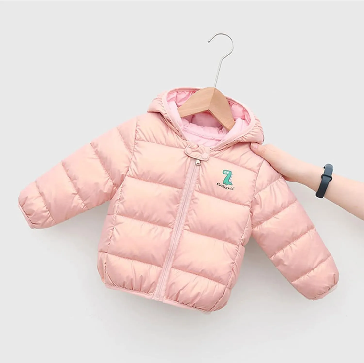 Baby Boys Girls Winter Coats Hoods Light Puffer Down Jacket Outwear Puffer Down Jacket Winter
