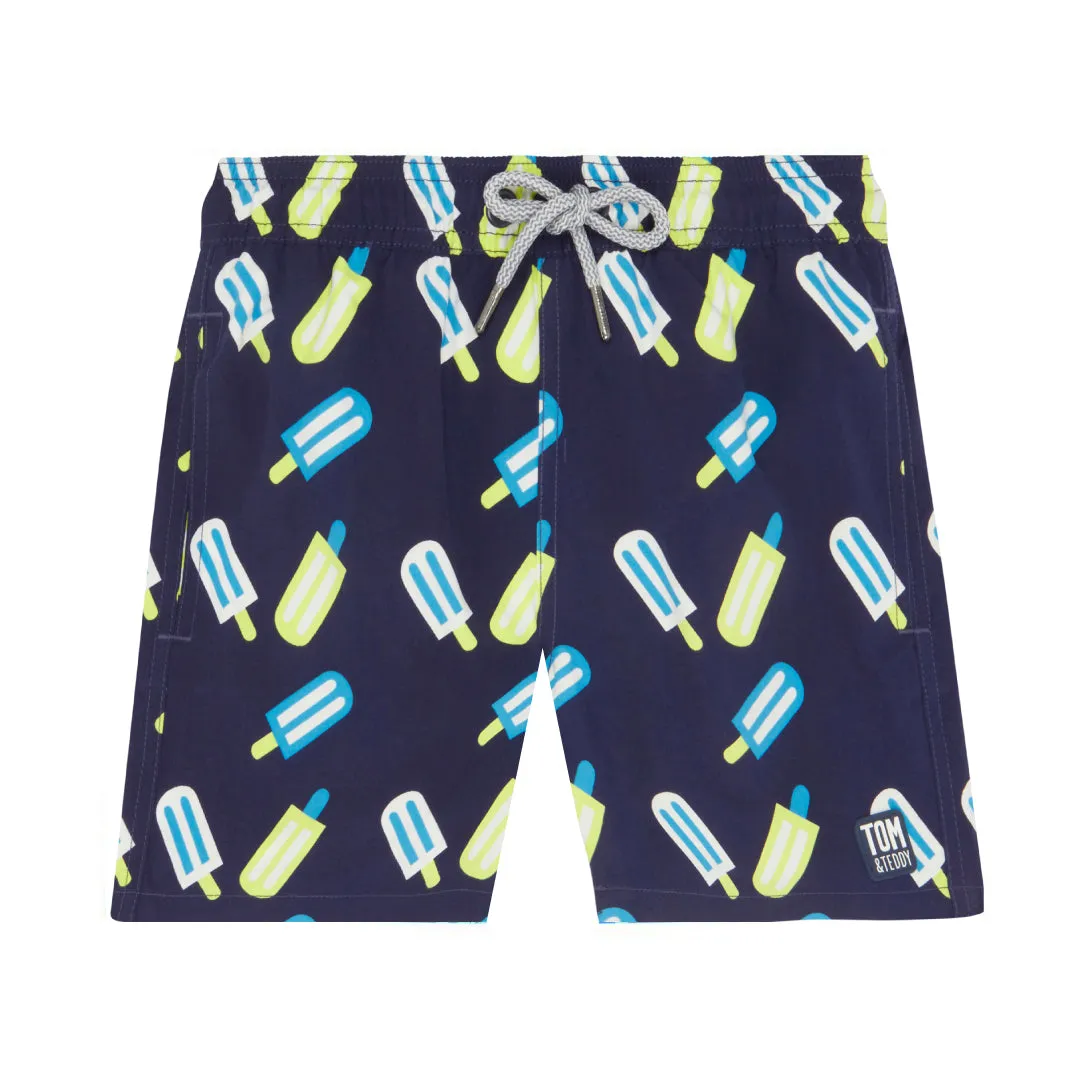 Blue & Lime Ice Lollies