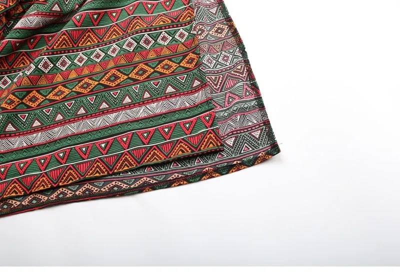 Boho Skirt, Hippie Skirts, Maxi Skirt, Green Herb