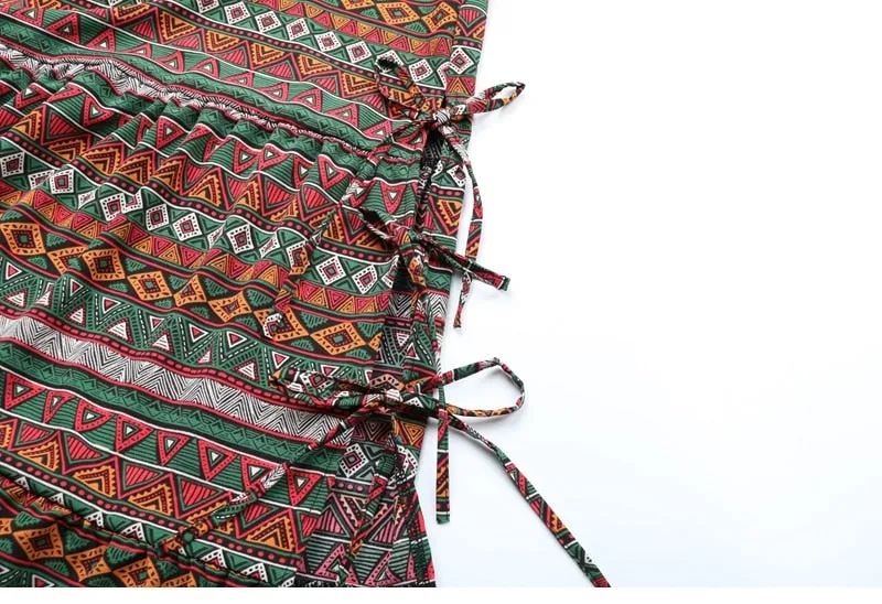Boho Skirt, Hippie Skirts, Maxi Skirt, Green Herb