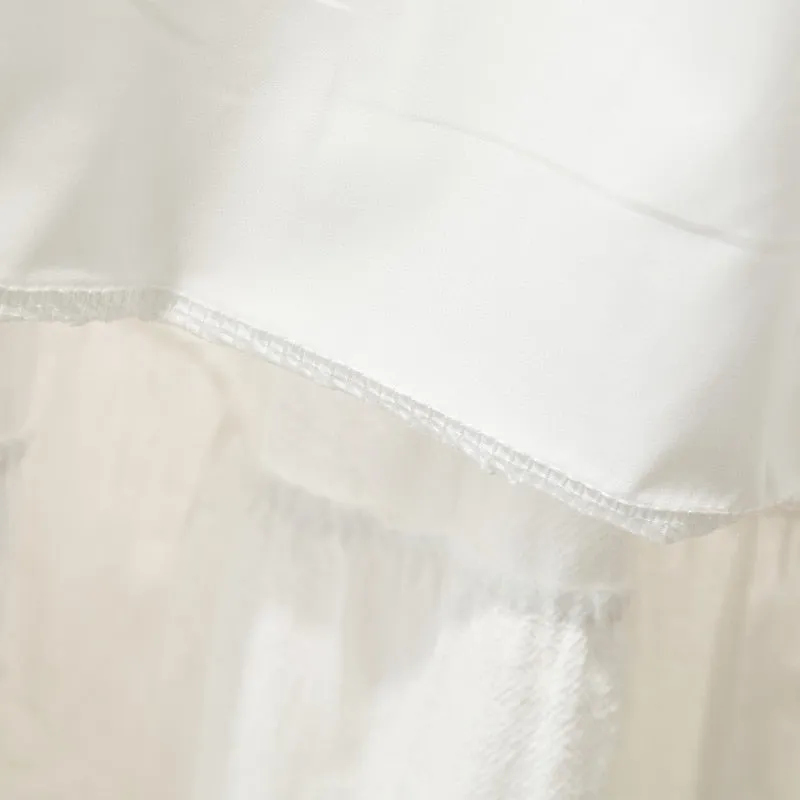 Boho Skirt, Hippie Skirts, Maxi Skirt, White Cotton