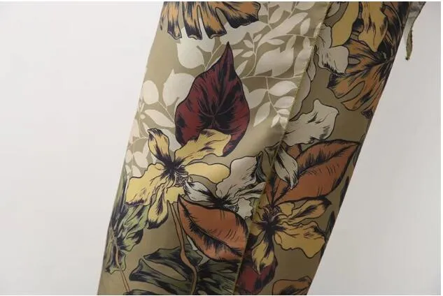 Boho Skirt, Hippie Skirts, Maxi Wrap Skirt, Green Tropical