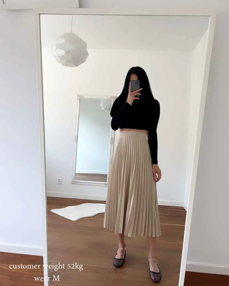Boho Skirt, Hippie Skirts, Midi Pleated Skirt, Light Tone
