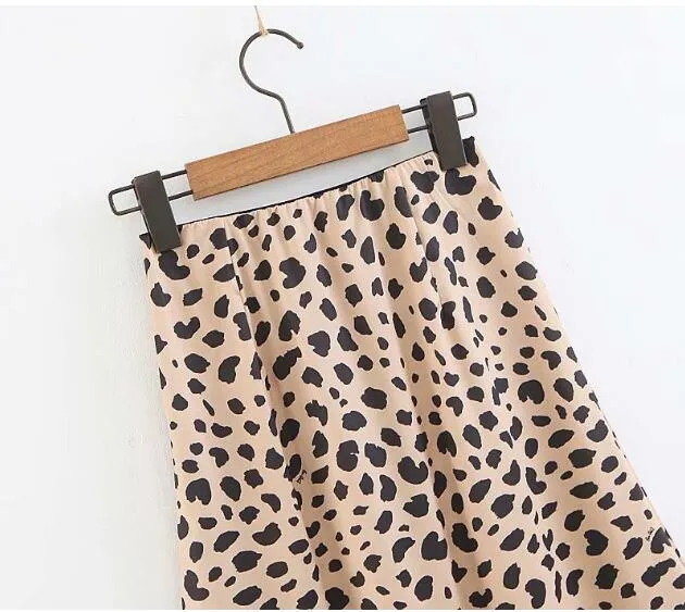 Boho Skirt, Hippie Skirts, Midi Skirt, Retro Satin Skirt, Paw Black White