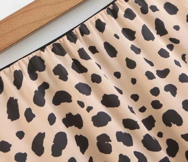 Boho Skirt, Hippie Skirts, Midi Skirt, Retro Satin Skirt, Paw Black White
