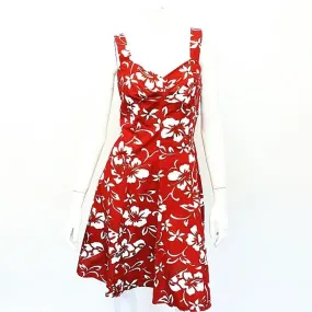 Classic Hibiscus Smock Back Sundress