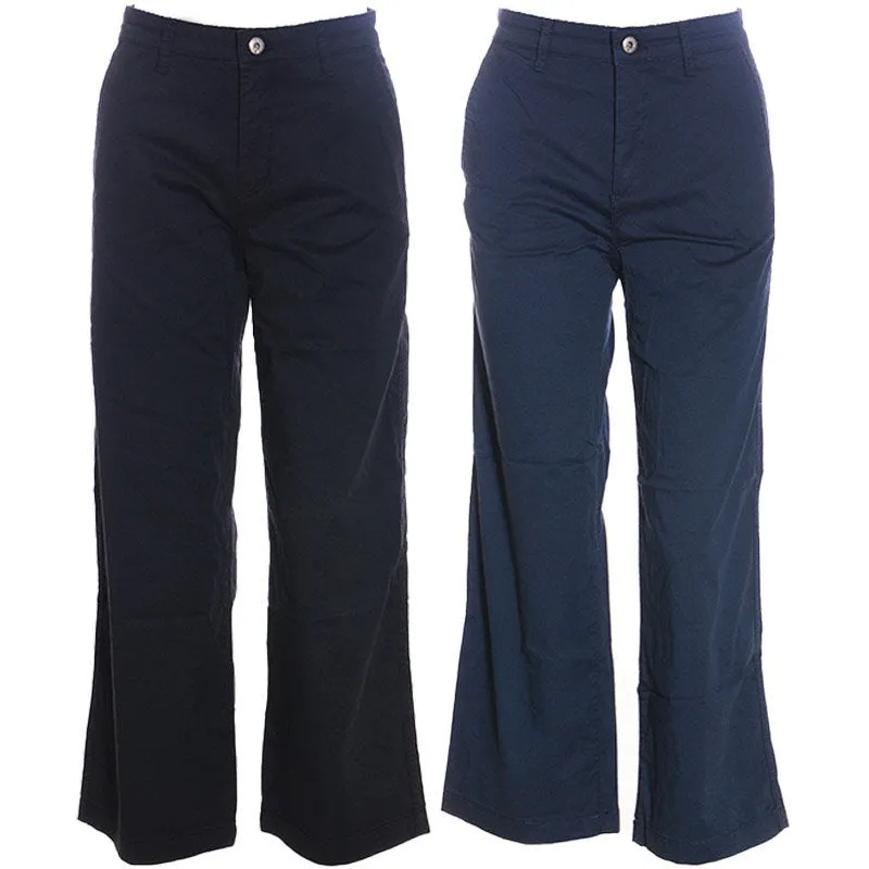 DIESEL R ELOISE Womens Pant Trouser Loose Fit Causal Pants Navy Chinos Office