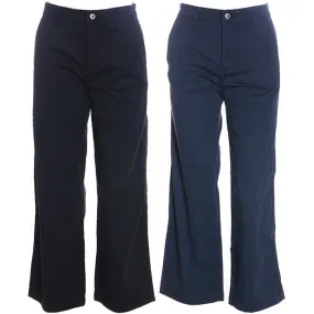DIESEL R ELOISE Womens Pant Trouser Loose Fit Causal Pants Navy Chinos Office