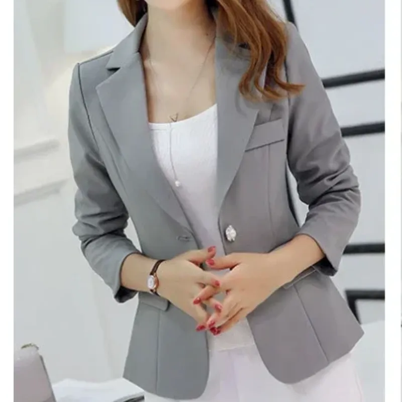 Elegant Ladies Blazer With Ankle Button Closure - Perfect For Office