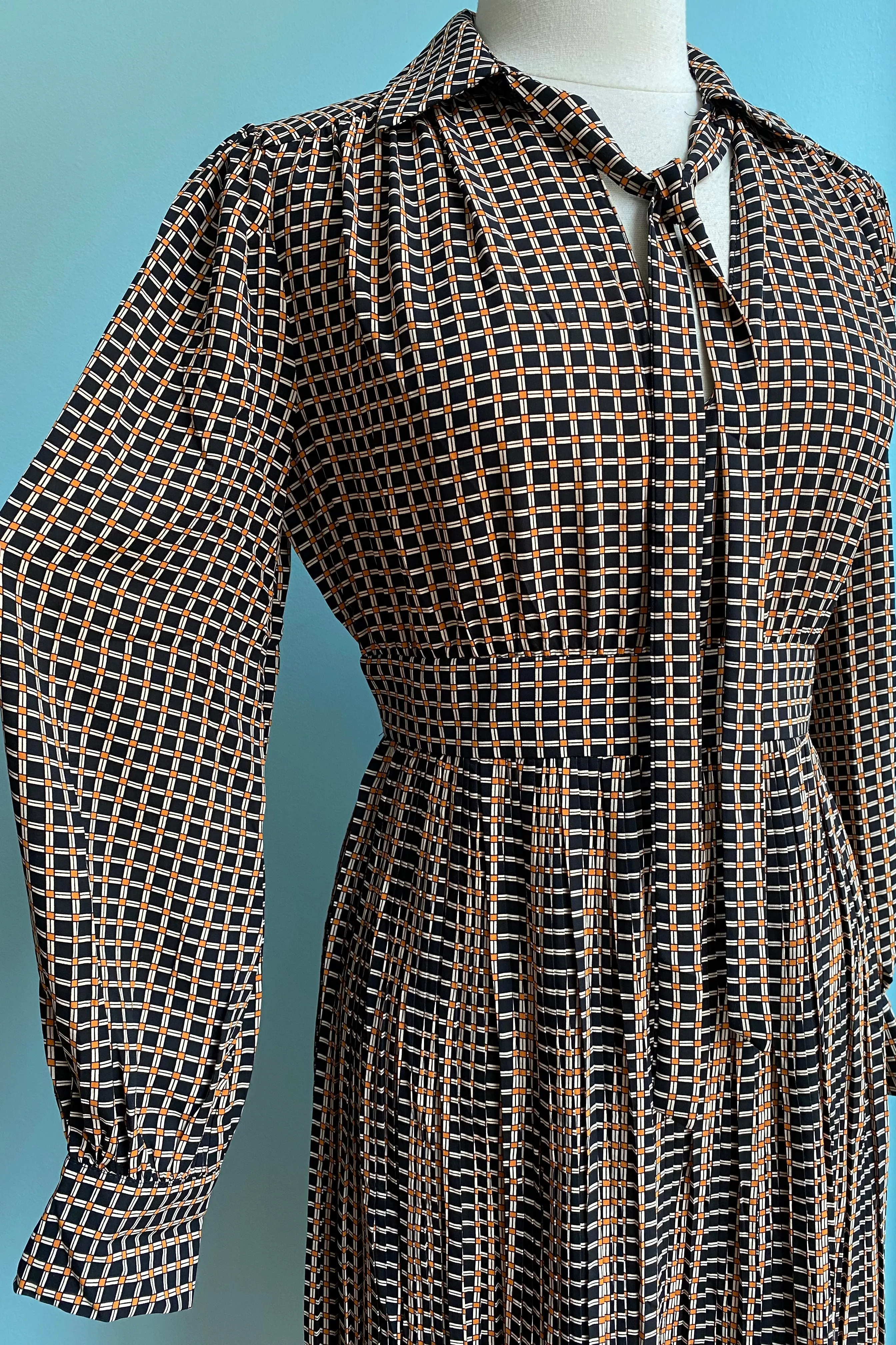 Final Sale Black Check Dalliance Dress by Traffic People