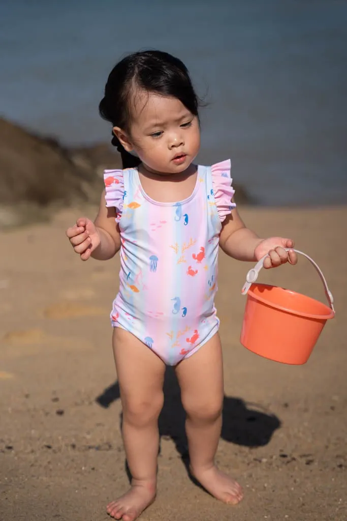 Flutter Swimsuit - Rainbow Ocean