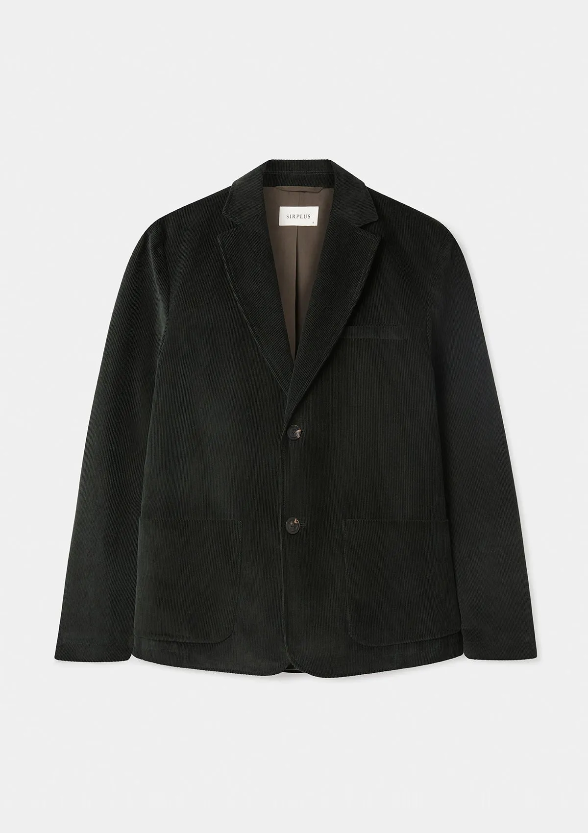 Forest Green Cotton-Corduroy Blazer