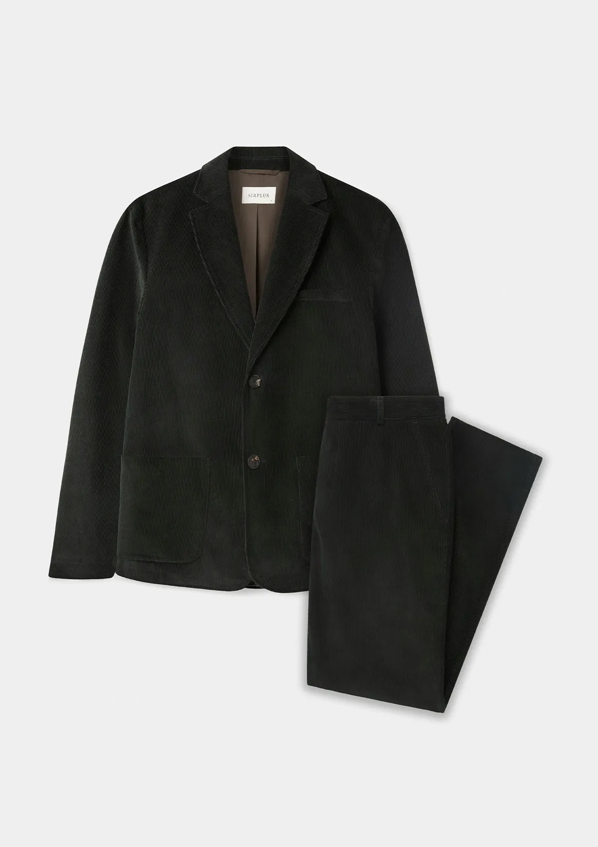 Forest Green Cotton-Corduroy Blazer