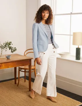 Framlingham Blazer-Cabin and Ivory Stripe