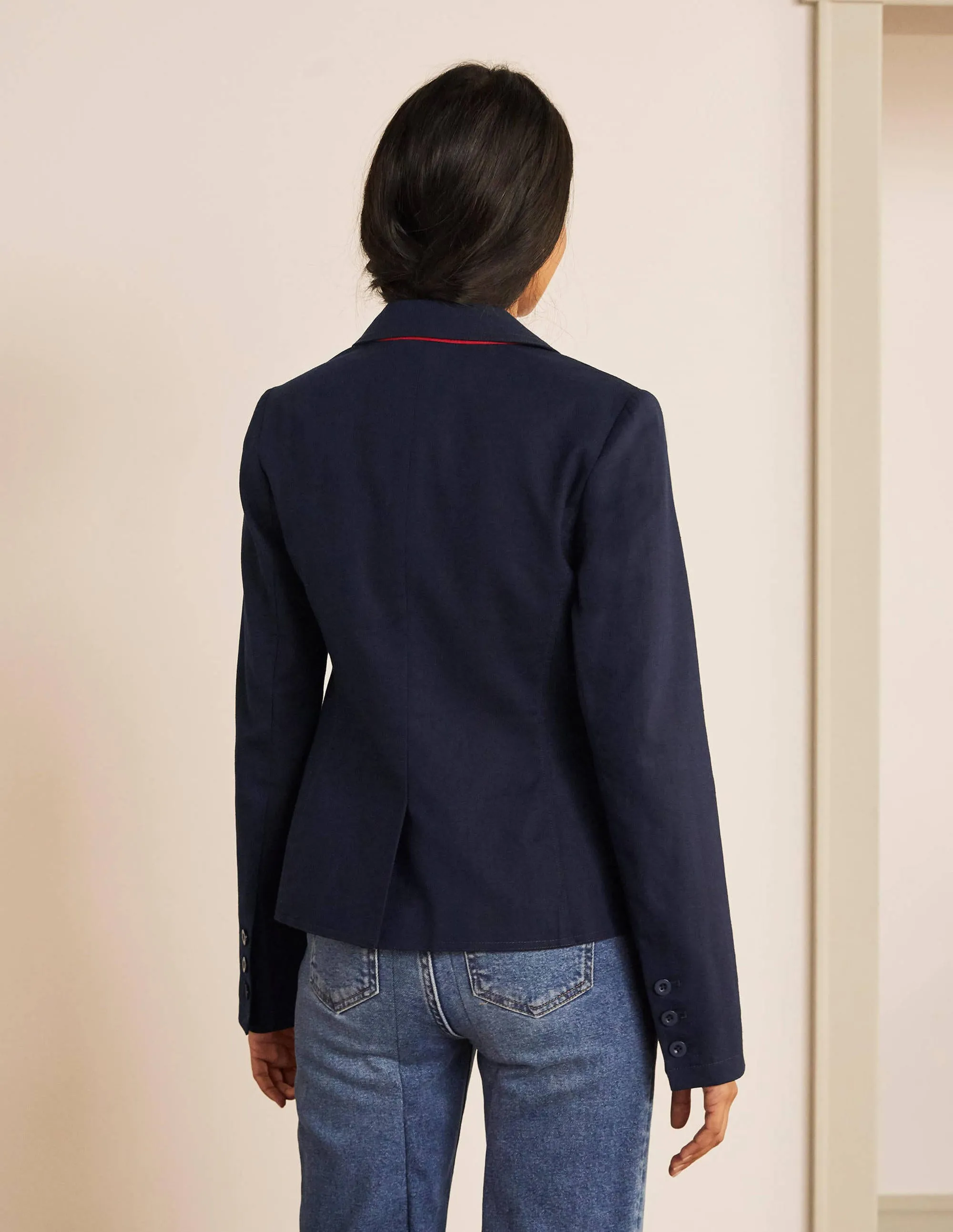 Framlingham Blazer-Navy