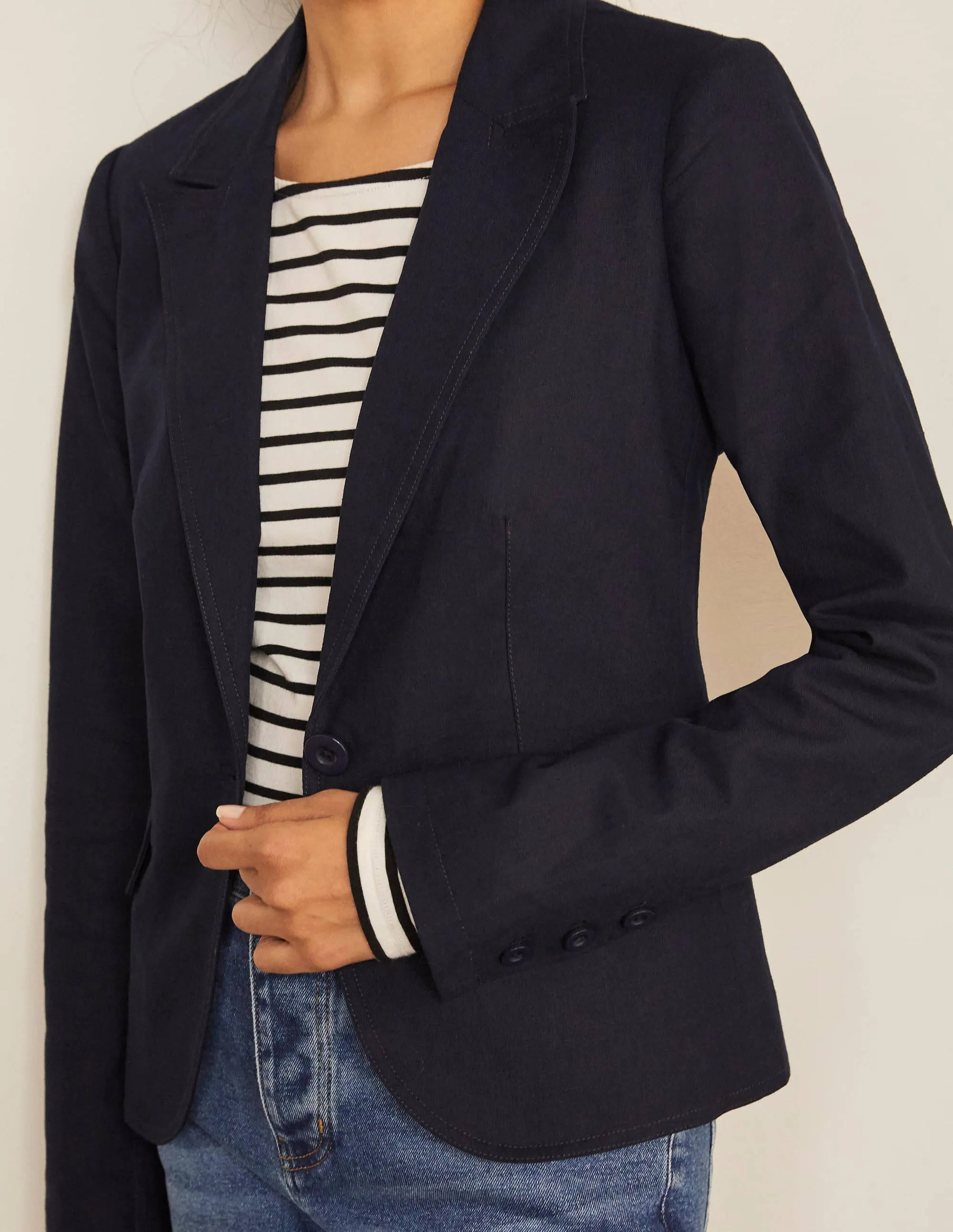 Framlingham Blazer-Navy
