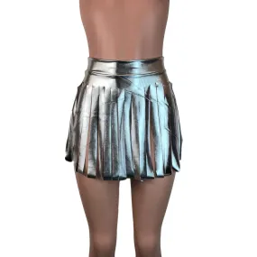 Fringe Skirt - Silver Metallic