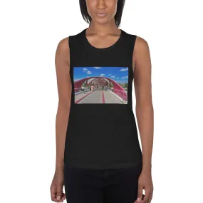 Ladies’ Muscle Tank - Calgary Peace Bridge