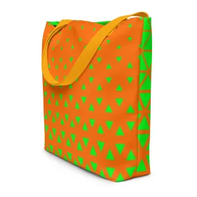 Lemon and Lime - All-Over Print Large Tote Bag