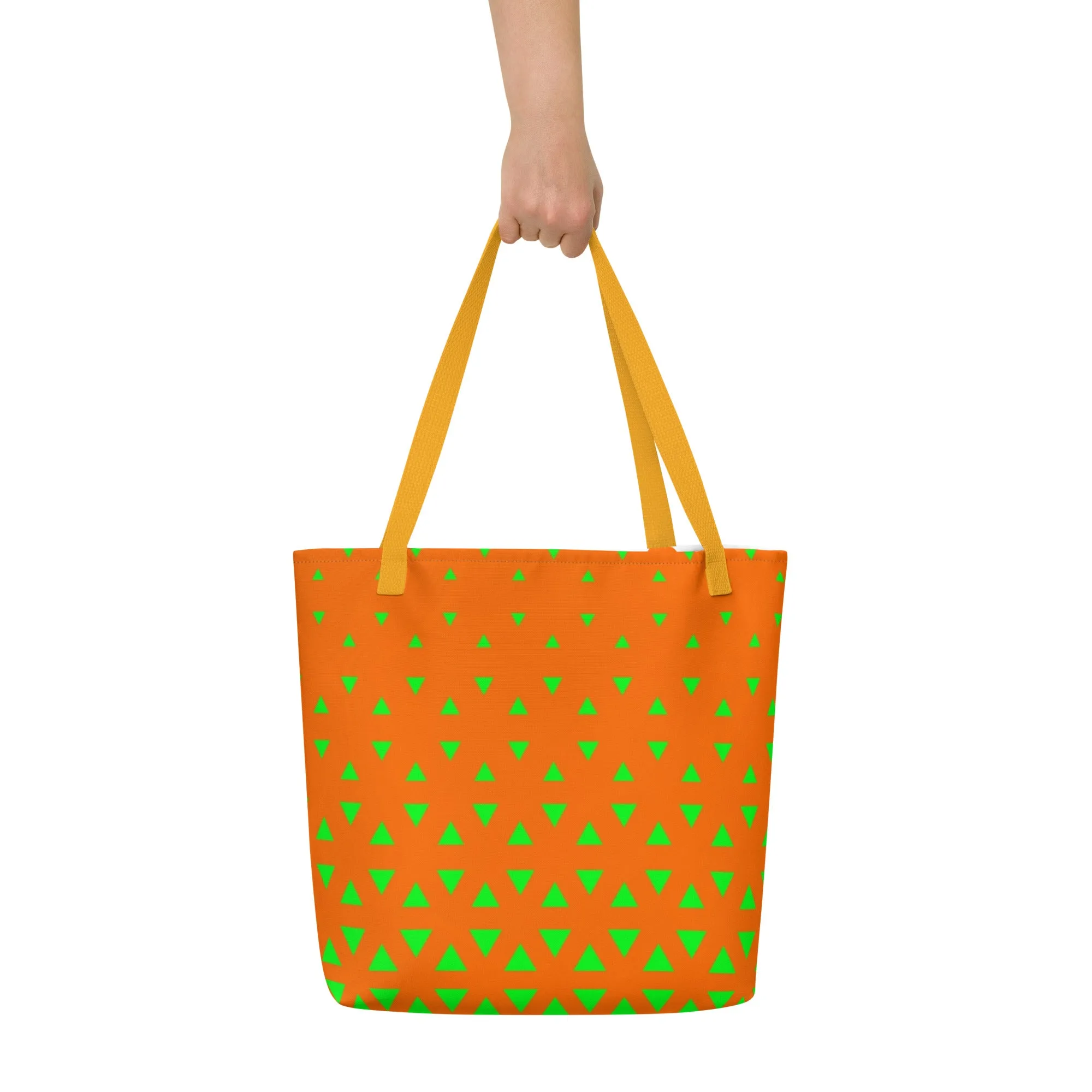 Lemon and Lime - All-Over Print Large Tote Bag