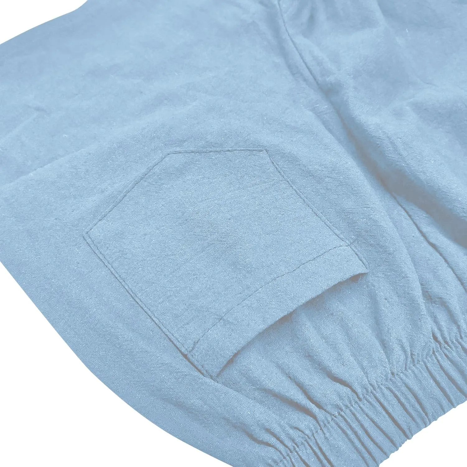 Linen for Children Boy Girl Fall Summer Straight Leg Pants Shorts Child 2025