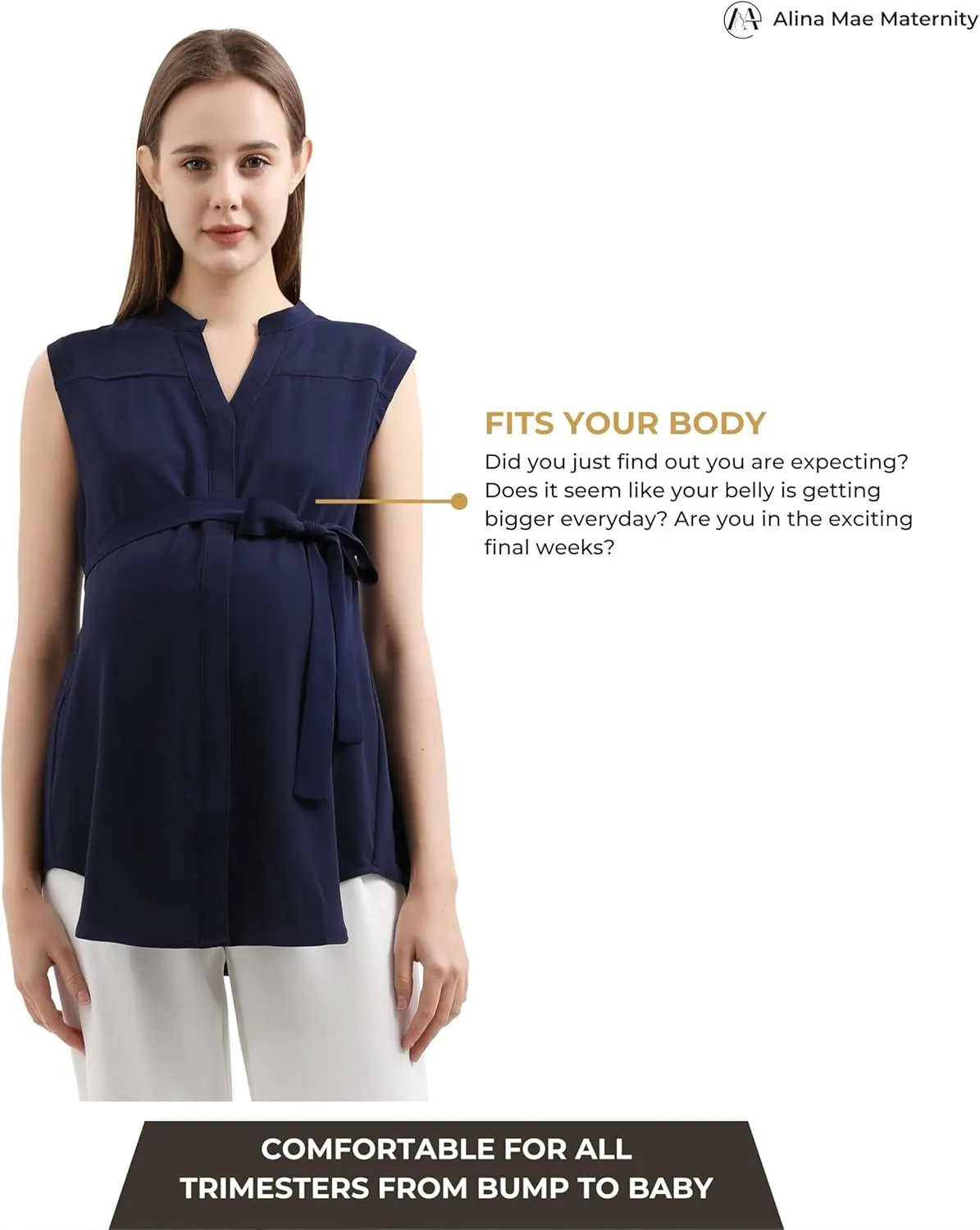 Maternity Blouse for Work Pregnancy Top Short Sleeve Shirt Formal Women Chiffon