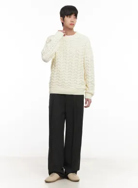 Men's Classic Straight-Fit Trousers IM519