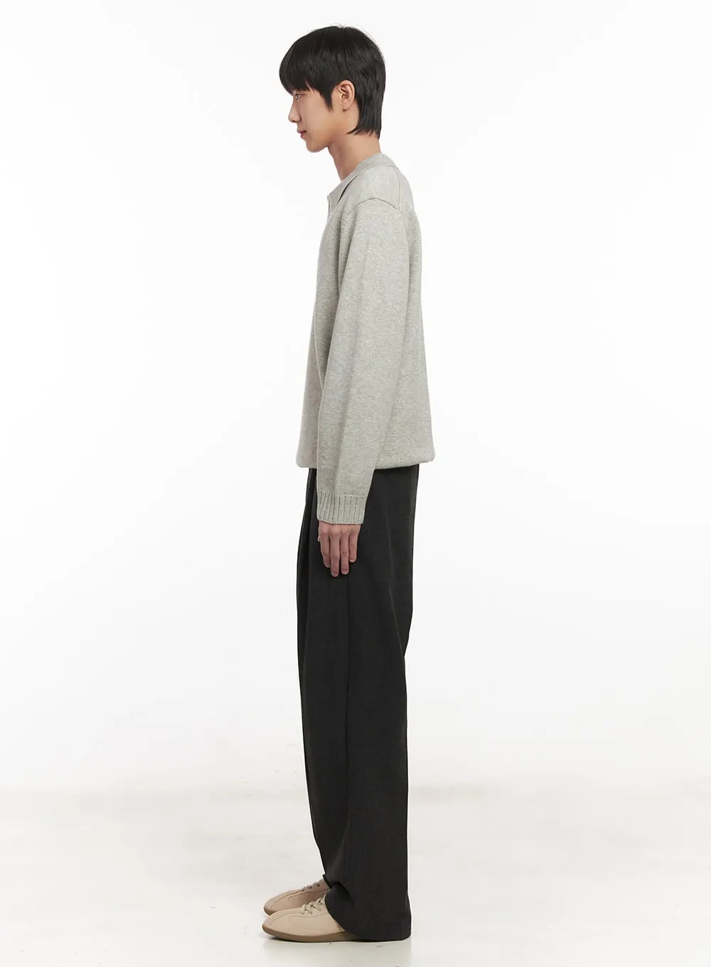 Men's Classic Straight-Fit Trousers IM519