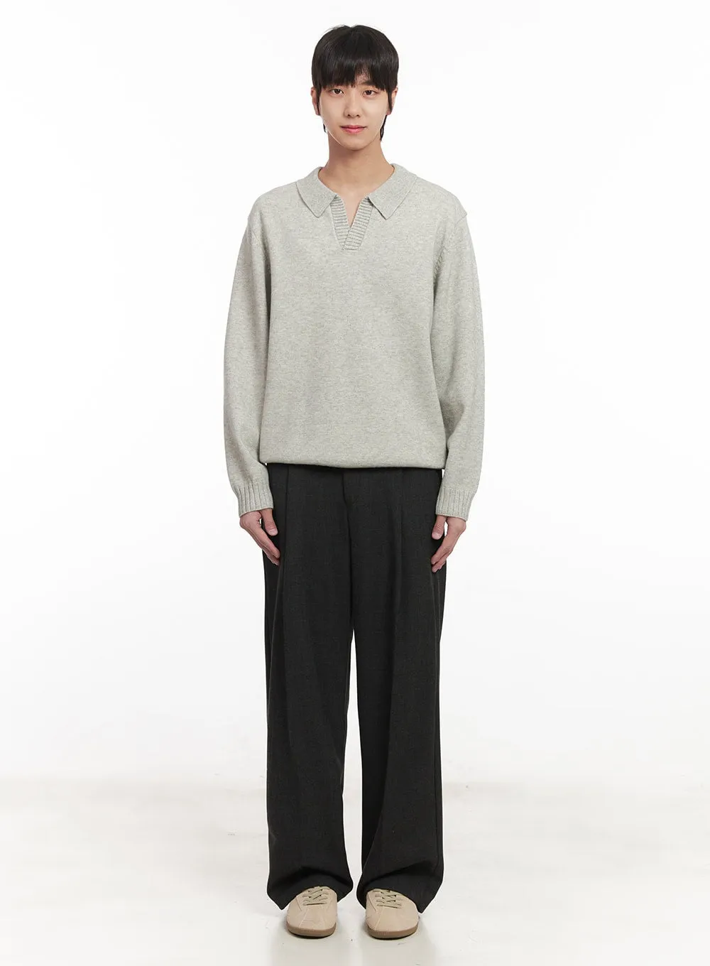 Men's Classic Straight-Fit Trousers IM519