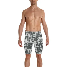 Men's Newspaper Print Swimwear - Stand Out from the Crowd
