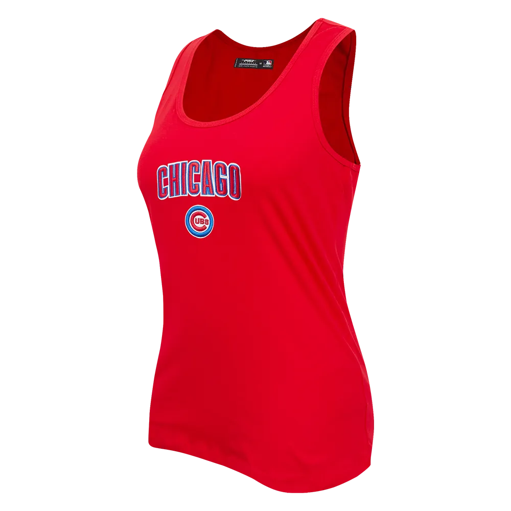 MLB CHICAGO CUBS CLASSIC WOMEN'S RELAXED FIT RACERBACK (RED)