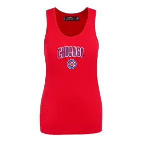 MLB CHICAGO CUBS CLASSIC WOMEN'S RELAXED FIT RACERBACK (RED)