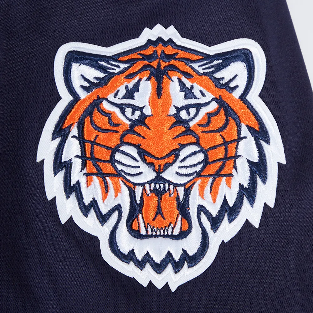 MLB DETROIT TIGERS CLASSIC MEN'S WARM UP JACKET (MIDNIGHT NAVY/ORANGE)