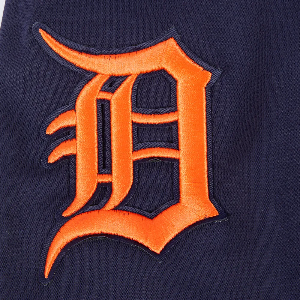 MLB DETROIT TIGERS CLASSIC MEN'S WARM UP JACKET (MIDNIGHT NAVY/ORANGE)