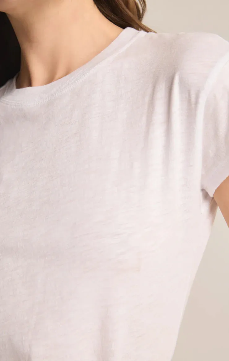 Modern Slub Tee | White