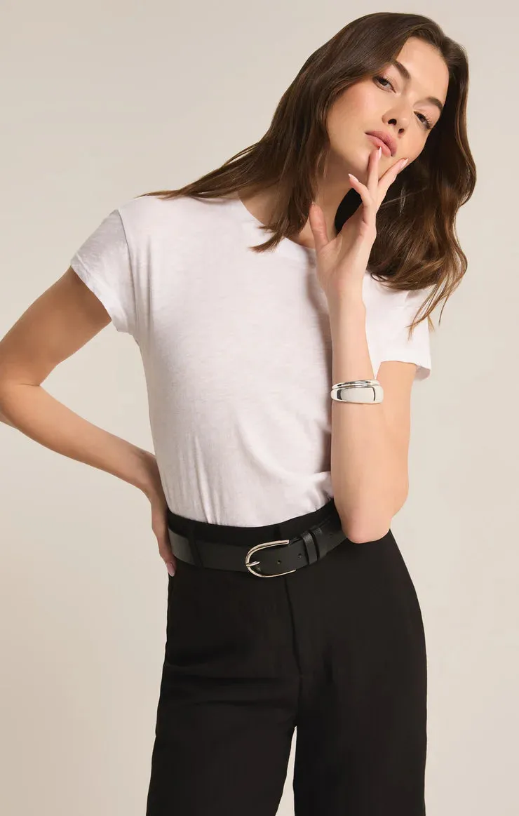 Modern Slub Tee | White