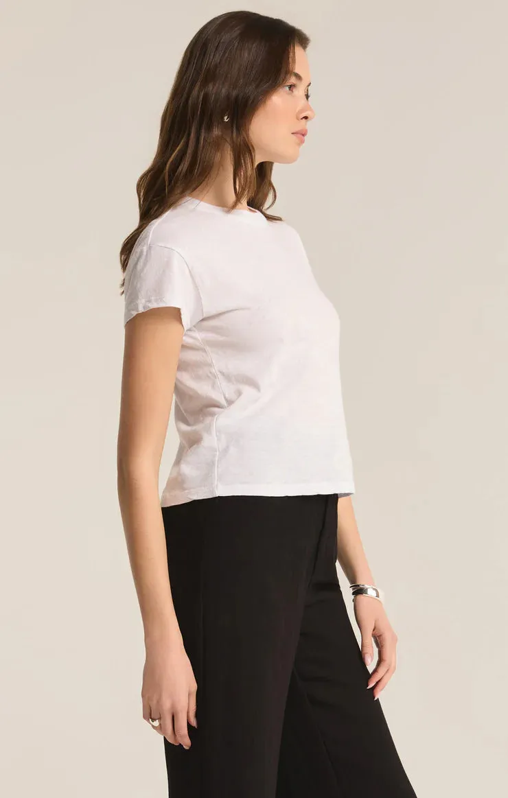 Modern Slub Tee | White
