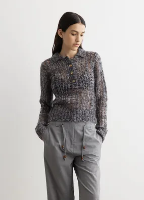 Mohair Lace Polo
