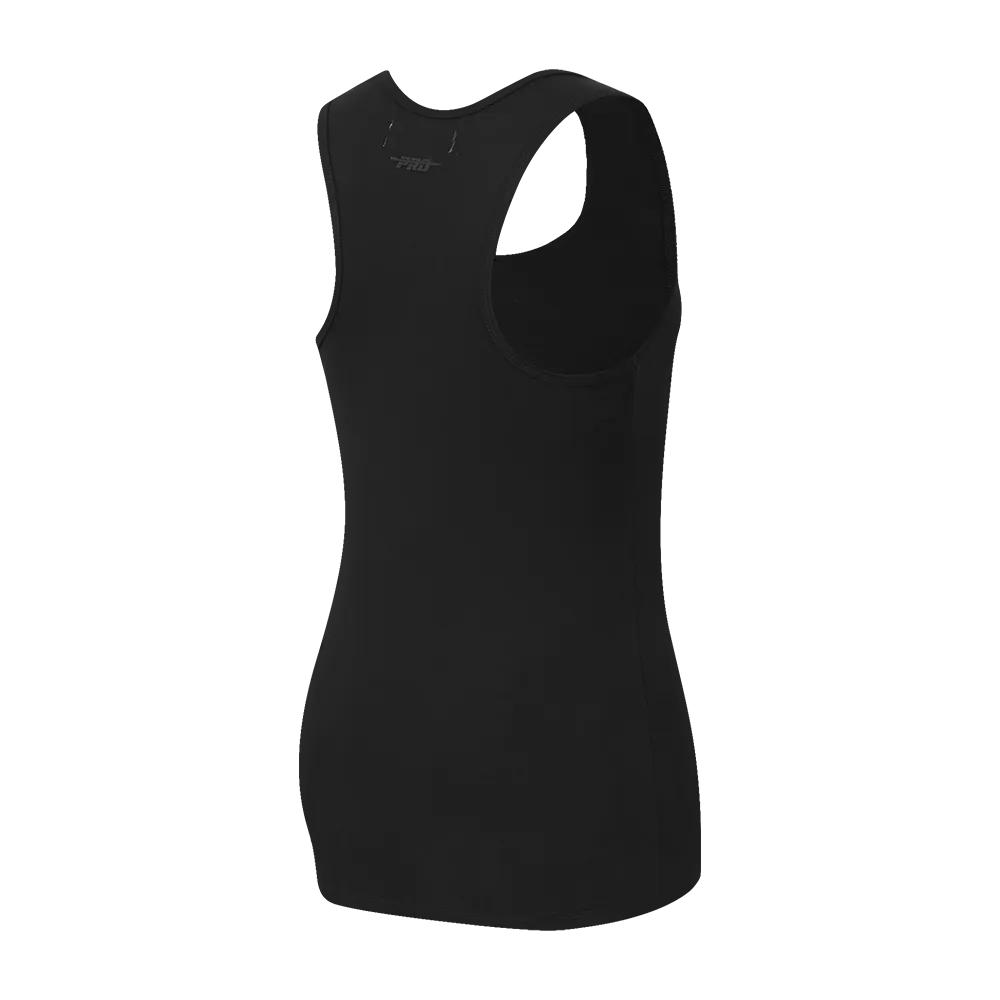 NFL NEW YORK GIANTS CLASSIC WOMEN'S RELAXED FIT RACERBACK (BLACK)