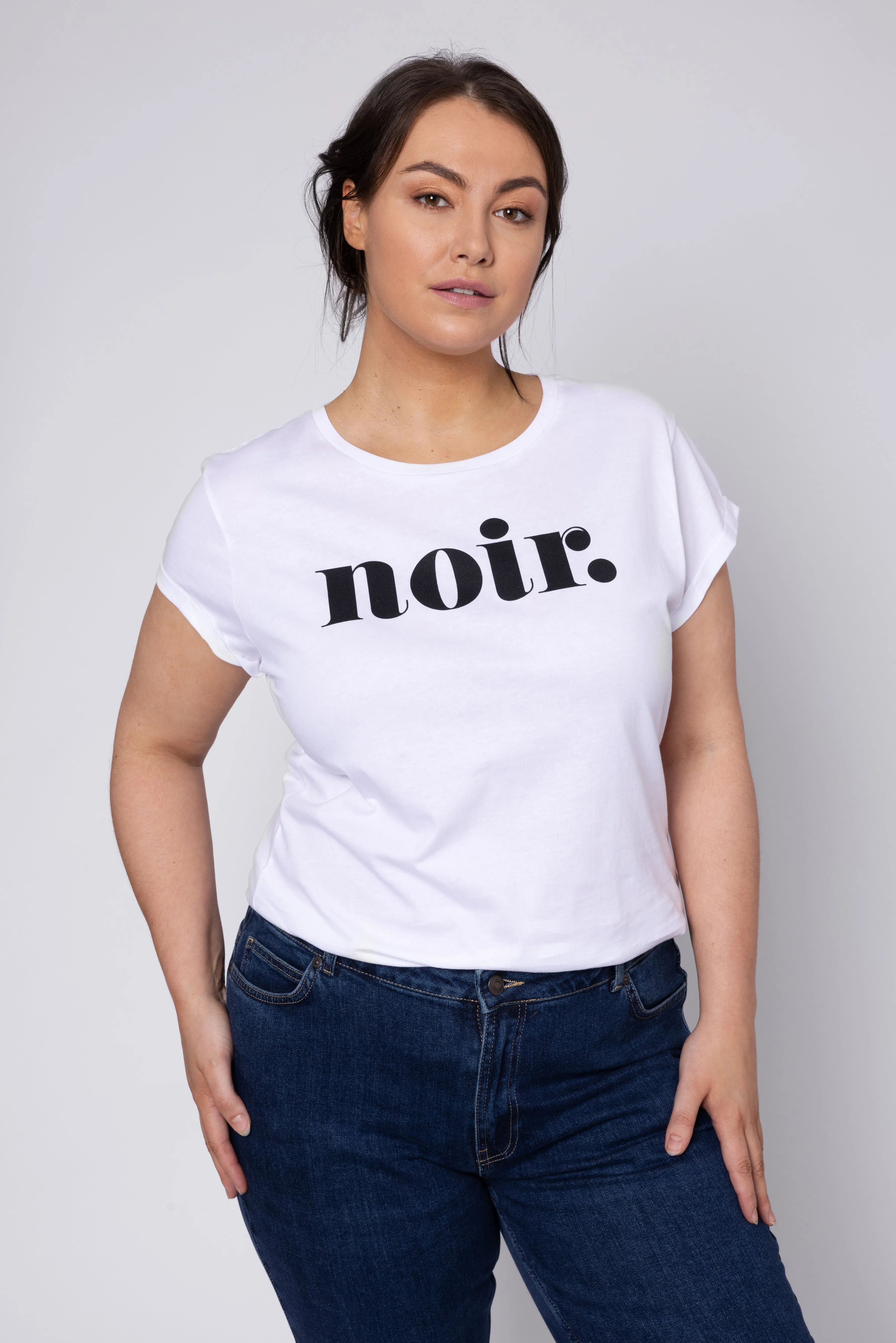 Noir Neat Fit T-Shirt (White)
