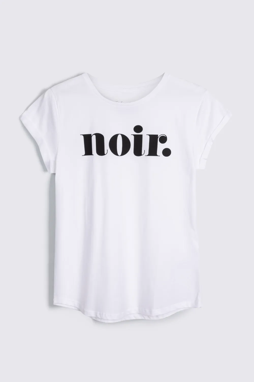 Noir Neat Fit T-Shirt (White)