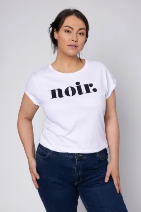 Noir Neat Fit T-Shirt (White)