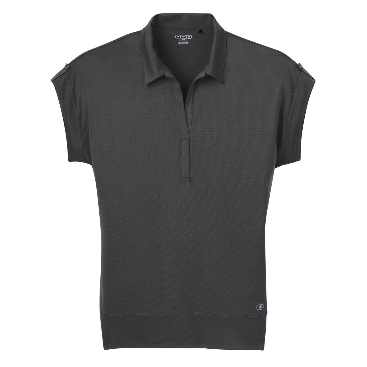 OGIO Women's Diesel Grey Leveler Polo